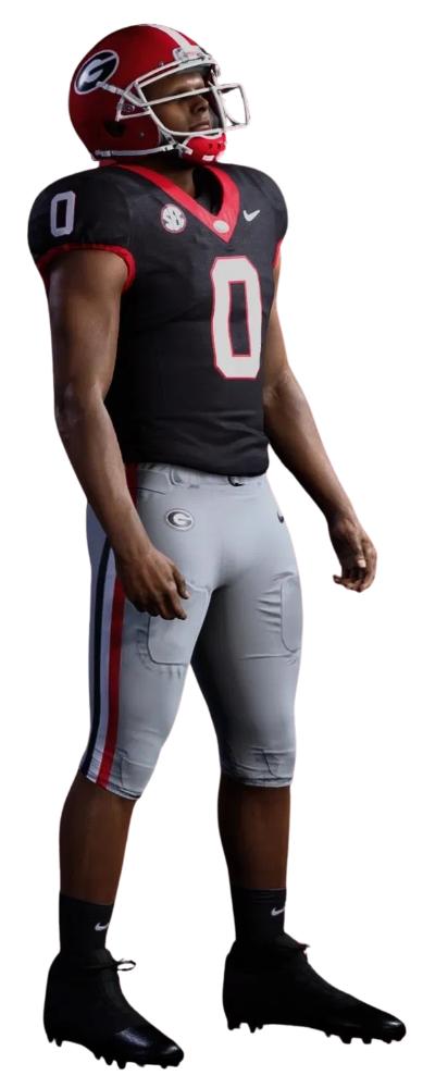 Georgia Bulldogs alternate jersey in CFB game