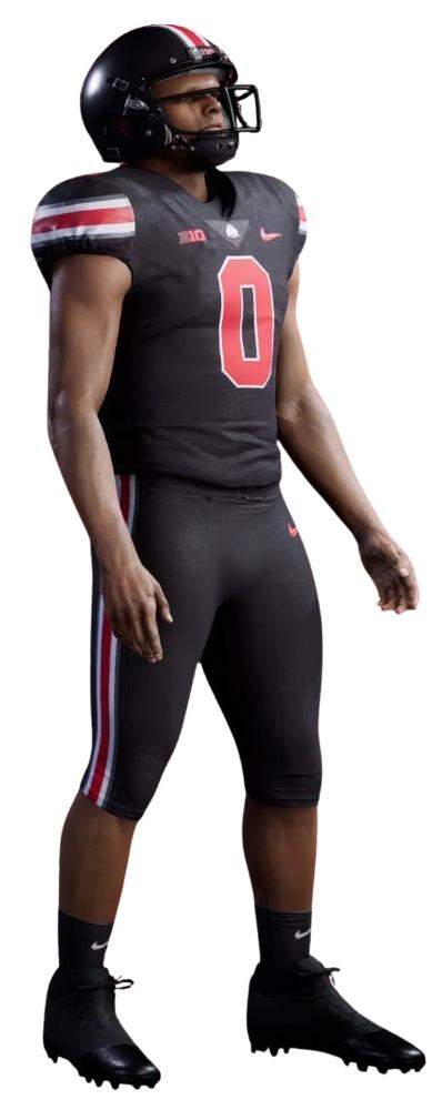 Ohio State alternate uniform in CFB 25